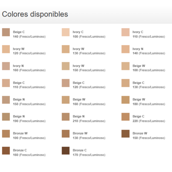 TimeWise® Matte 3D Foundation - Beige C 140 (Fresco/Luminoso) - Image 2