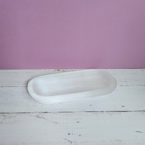 Plato de Selenita – Recarga de Cristales