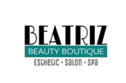 Logotipo oficial de Beatriz Beauty Boutique, salón de estética, spa y cuidado del cabello en Vieques, Puerto Rico.
